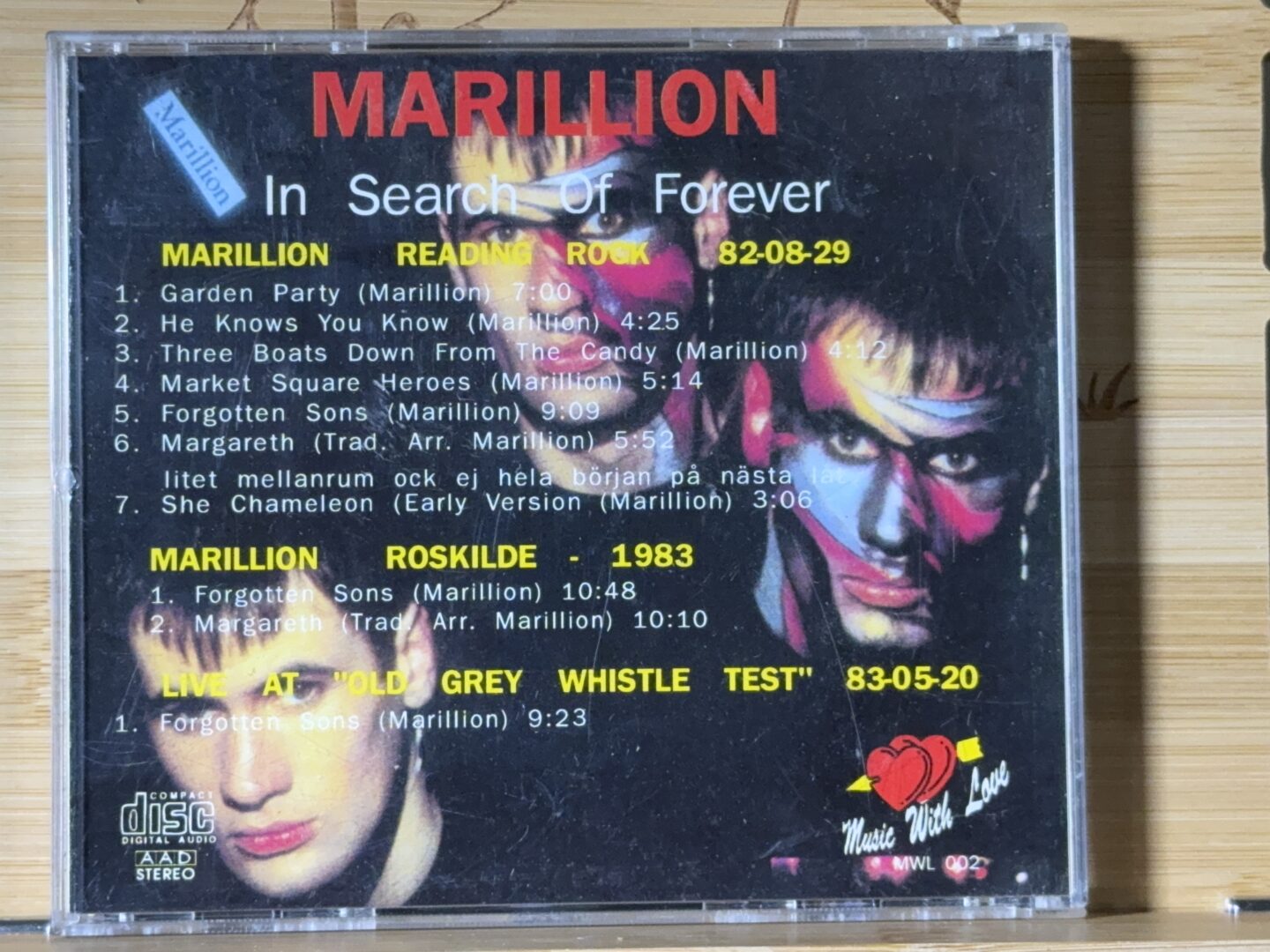 Marillion Bootleg In Search of Forever