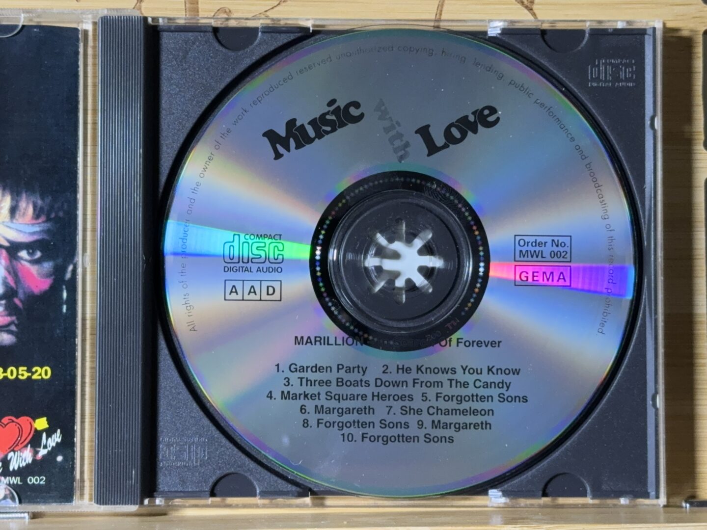 Marillion Bootleg In Search of Forever